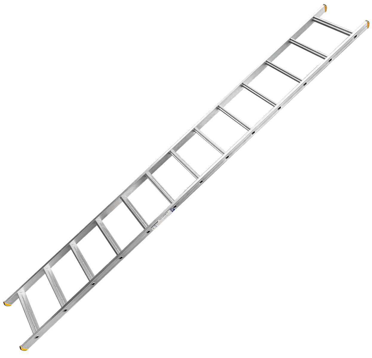 Односекционная лестница 1х13 Алюмет HK1 5113, алюминий - фото